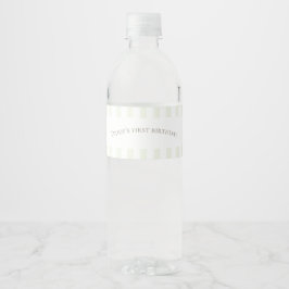 Sage Green Gekke Goose Water Bottle Label Waterfles Etiket