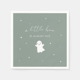 Sage Green Gender Neutral Herfst Baby shower Servet