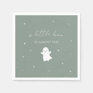 Sage Green Gender Neutral Herfst Baby shower Servet