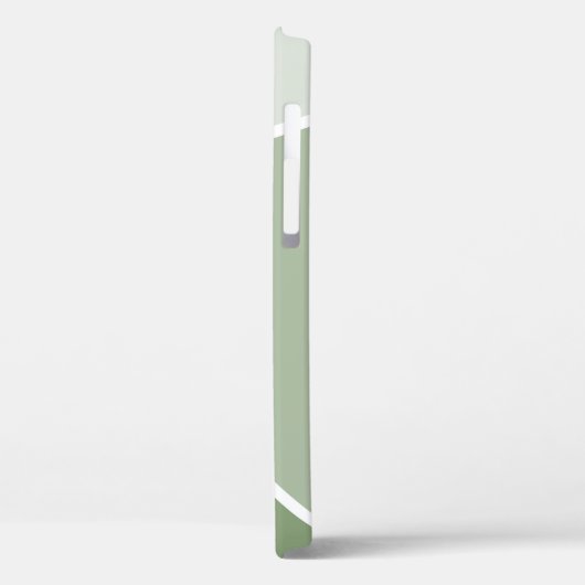 Sage Green Geometric Case-Mate iPhone Case (Achterkant / Links)