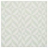 Sage Green Geometric Deco Cube Pattern Stof (Swatch)