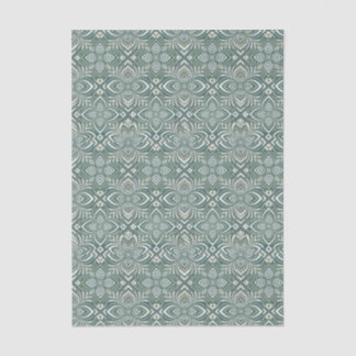 Sage Green Geometric Pattern Tissuepapier
