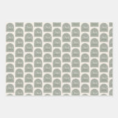 Sage Green gepersonaliseerd Afstuderen Inpakpapier Vel (Voorkant 3)