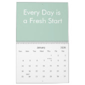 Sage Green gepersonaliseerde offerte modern minima Kalender (Jan 2026)