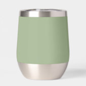 Sage Green gestileerde naam bruiloft Groomsman (Achterkant)
