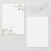 Sage Green Gevouwen Plaats Kaarten Plaatskaartje (Voorkant / Achterkant)