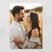 Sage Green Gingham Floral Photo Bridal Shower Kaart (Achterkant)