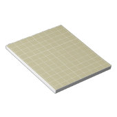 Sage Green Gingham geruit geplakt patroon Notitieblok (Schuin)