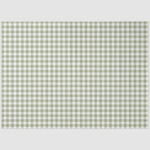 Sage Green Gingham Neutral Elegant Checkpattern