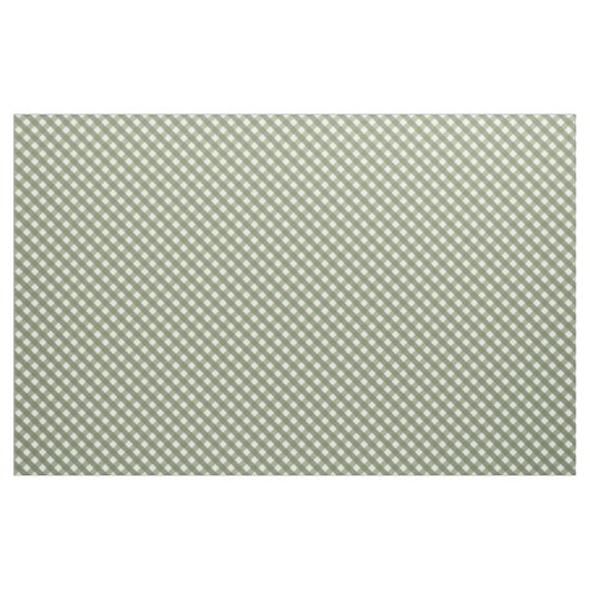 Sage Green Gingham Patterned Stof (Yard (91,4 cm))