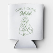 Sage Green Girls Gone Mild Spa Bachelorette Blikjeskoeler (Voorkant)