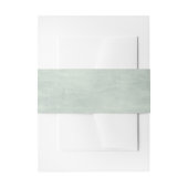 Sage Green Glimmer Damask Wedding Uitnodigingen Wikkel (Voorkant Voorbeeld)