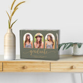 Sage Green Gold Arch Photo Afstuderen Fotoblokken