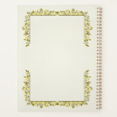 Sage Green & Gold Motif Perseverance Goal  Planner (Achterkant)