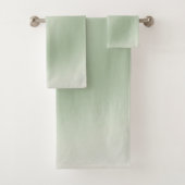 Sage Green Gradient Aura Bad Handdoek (Insitu)