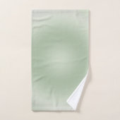 Sage Green Gradient Aura Bad Handdoek (Handdoek)