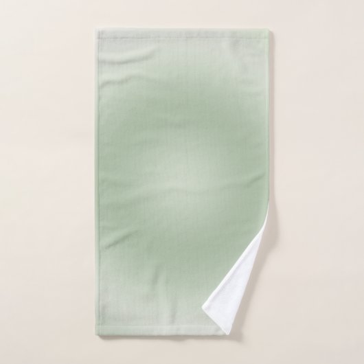 Sage Green Gradient Aura Bad Handdoek (Handdoek)