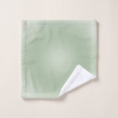 Sage Green Gradient Aura Bad Handdoek (Wasdoekje)