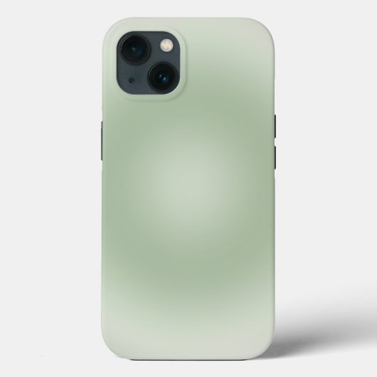 Sage Green Gradient Aura Case-Mate iPhone Case (Achterkant)