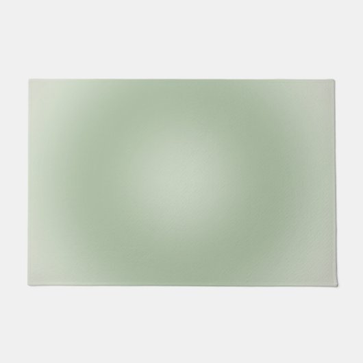 Sage Green Gradient Aura Deurmat (Voorkant)