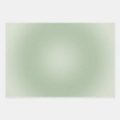 Sage Green Gradient Aura Inpakpapier Vel (Voorkant 3)