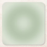 Sage Green Gradient Aura Kartonnen Onderzetters<br><div class="desc">Verloopontwerp - Aura - Sage Green.</div>