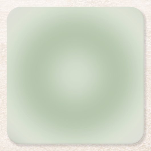 Sage Green Gradient Aura Kartonnen Onderzetters (Voorkant)