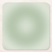 Sage Green Gradient Aura Kartonnen Onderzetters (Voorkant)