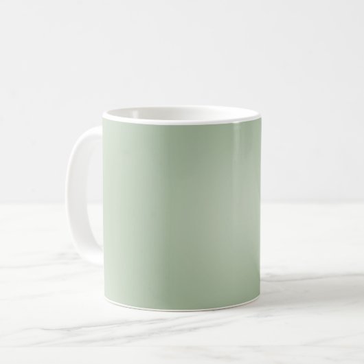 Sage Green Gradient Aura Koffiemok (Voorkant links)