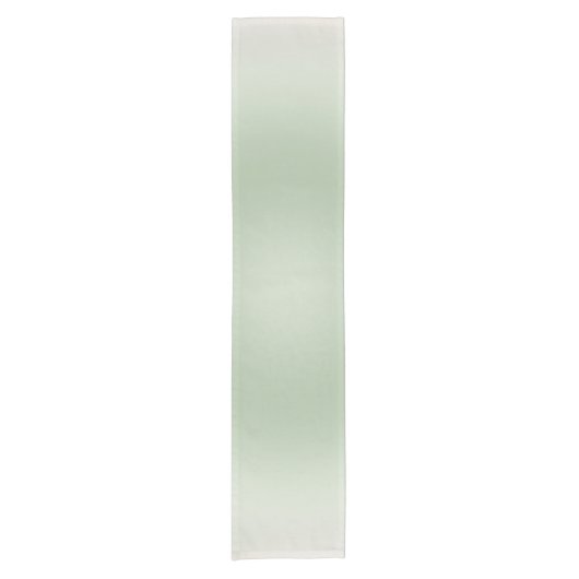 Sage Green Gradient Aura Korte Tafelloper (Voorkant)
