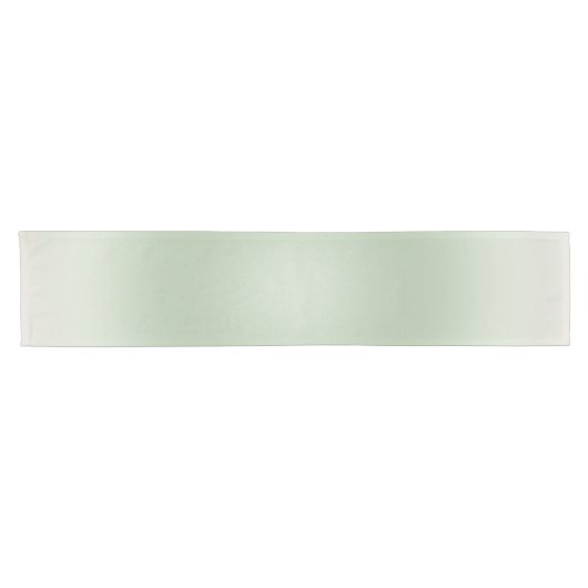 Sage Green Gradient Aura Korte Tafelloper (Horizontaal)