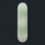 Sage Green Gradient Aura Persoonlijk Skateboard<br><div class="desc">Verloopontwerp - Aura - Sage Green.</div>