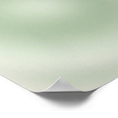 Sage Green Gradient Aura Poster (Hoek)