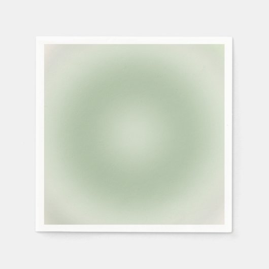 Sage Green Gradient Aura Servet (Voorkant)