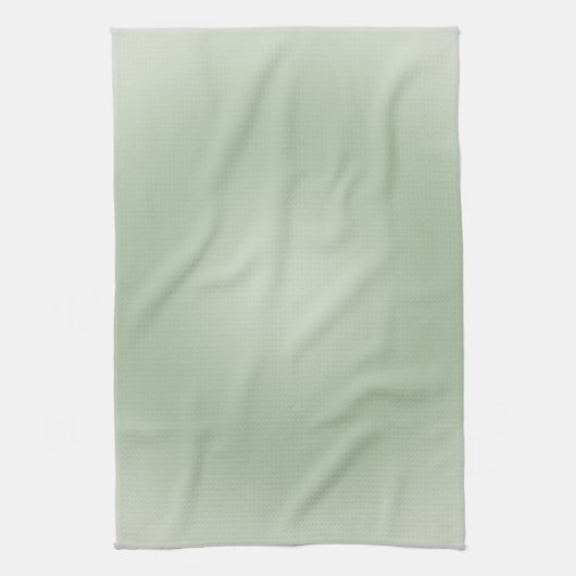 Sage Green Gradient Aura Theedoek (Verticaal)