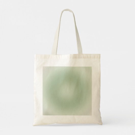 Sage Green Gradient Aura Tote Bag (Achterkant)