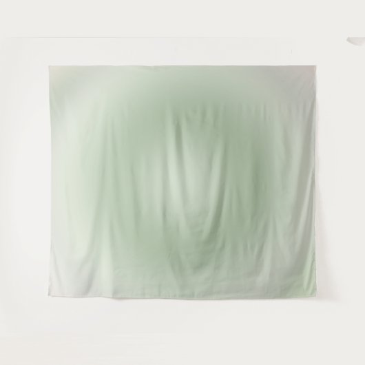 Sage Green Gradient Aura Wandkleed (Voorkant (horizontaal))