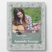 Sage Green Graduation Photo Keepsake Class of 2026 Fotoplaat (Voorkant)