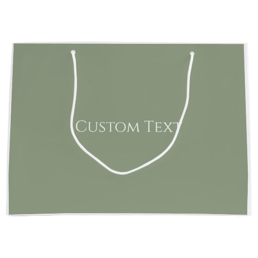 Sage Green  Groot Cadeauzakje (Voorkant)