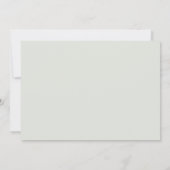 Sage Green Hartelijke Dankbaarheid Begrafenis Bedankkaart (Achterkant)