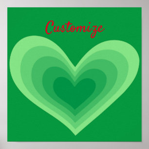 Sage Green Heart Thunder_Cove Poster