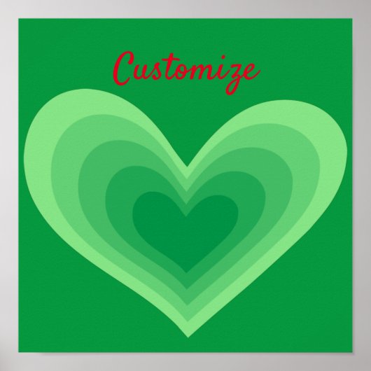 Sage Green Heart Thunder_Cove Poster (Voorkant)