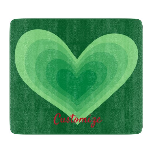 Sage Green Heart Thunder_Cove Snijplank (Voorkant)