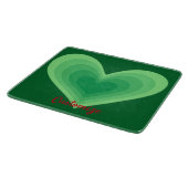Sage Green Heart Thunder_Cove Snijplank (Hoek)