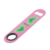 Sage Green Heart Thunder_Cove Speed Flessenopener (Achterkant Gekanteld)