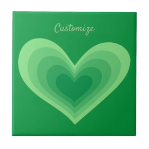 Sage Green Heart Thunder_Cove  Tegeltje