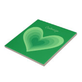 Sage Green Heart Thunder_Cove Tegeltje (Zijkant)