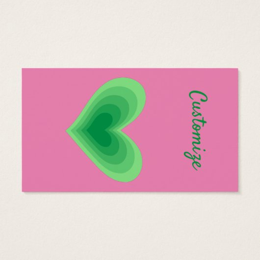 Sage Green Heart Thunder_Cove Visitekaartje (Achterkant)