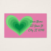 Sage Green Heart Thunder_Cove Visitekaartje (Voorkant)