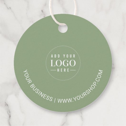 Sage Green | Hearts Handgemaakt, Craft Package Lab Bedankjes Labels (Achterkant)